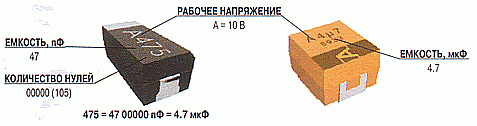 Электролитические конденсаторы для поверхностного монтажа SMD